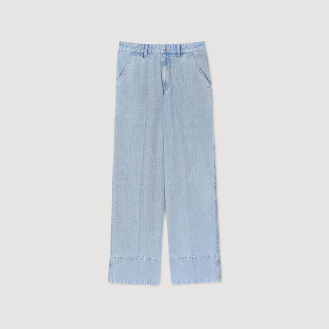 Jeans wijdvallend