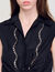 Overhemdblouse kort met stras