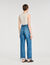 Jeans wijdvallend gestreept
