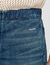 Short van elastisch denim