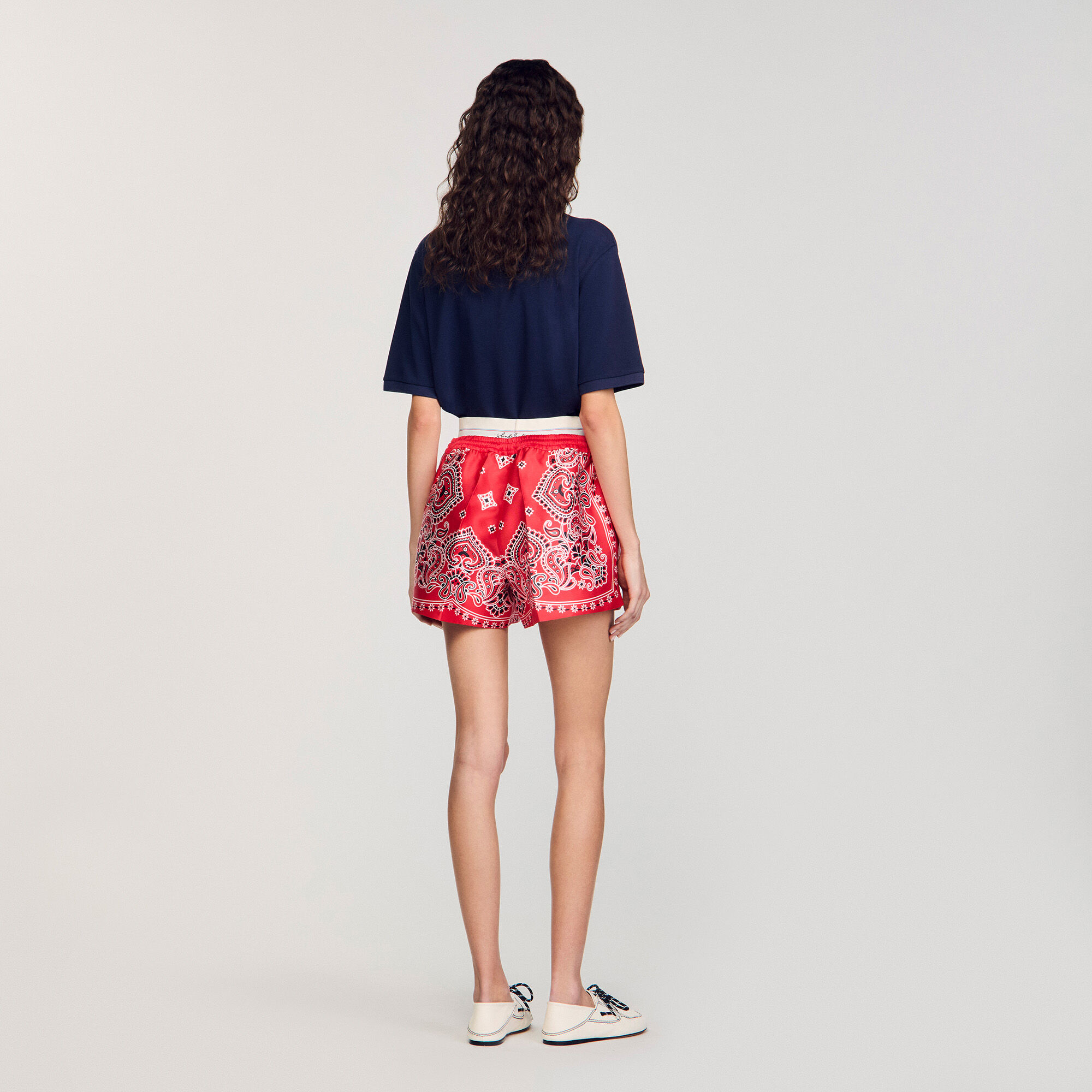 Short bandana print