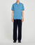 Polo met square cross-patch