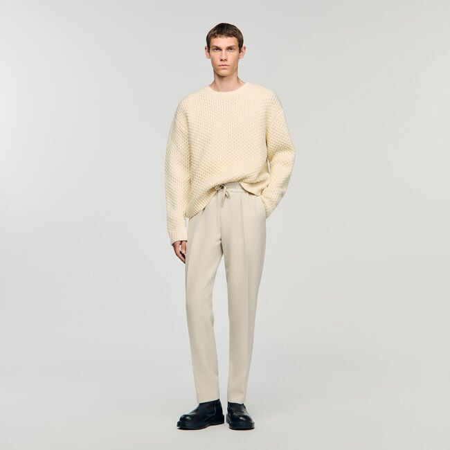 Pantalon recht elastische taille