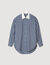 Overhemdblouse geruit met stras