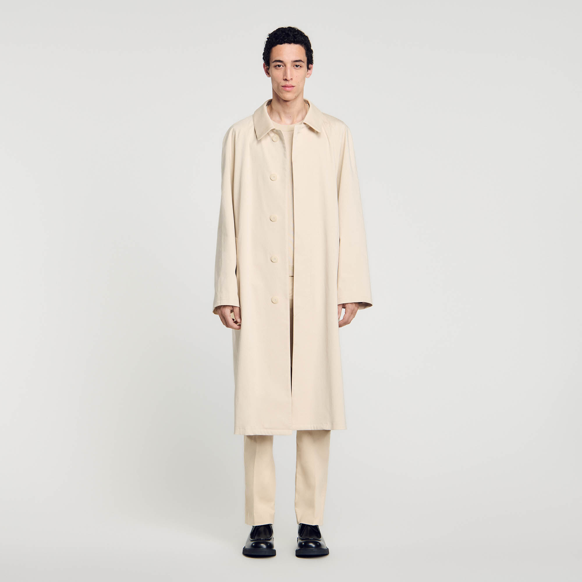 Lange trenchcoat