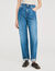 Jeans wijdvallend gestreept