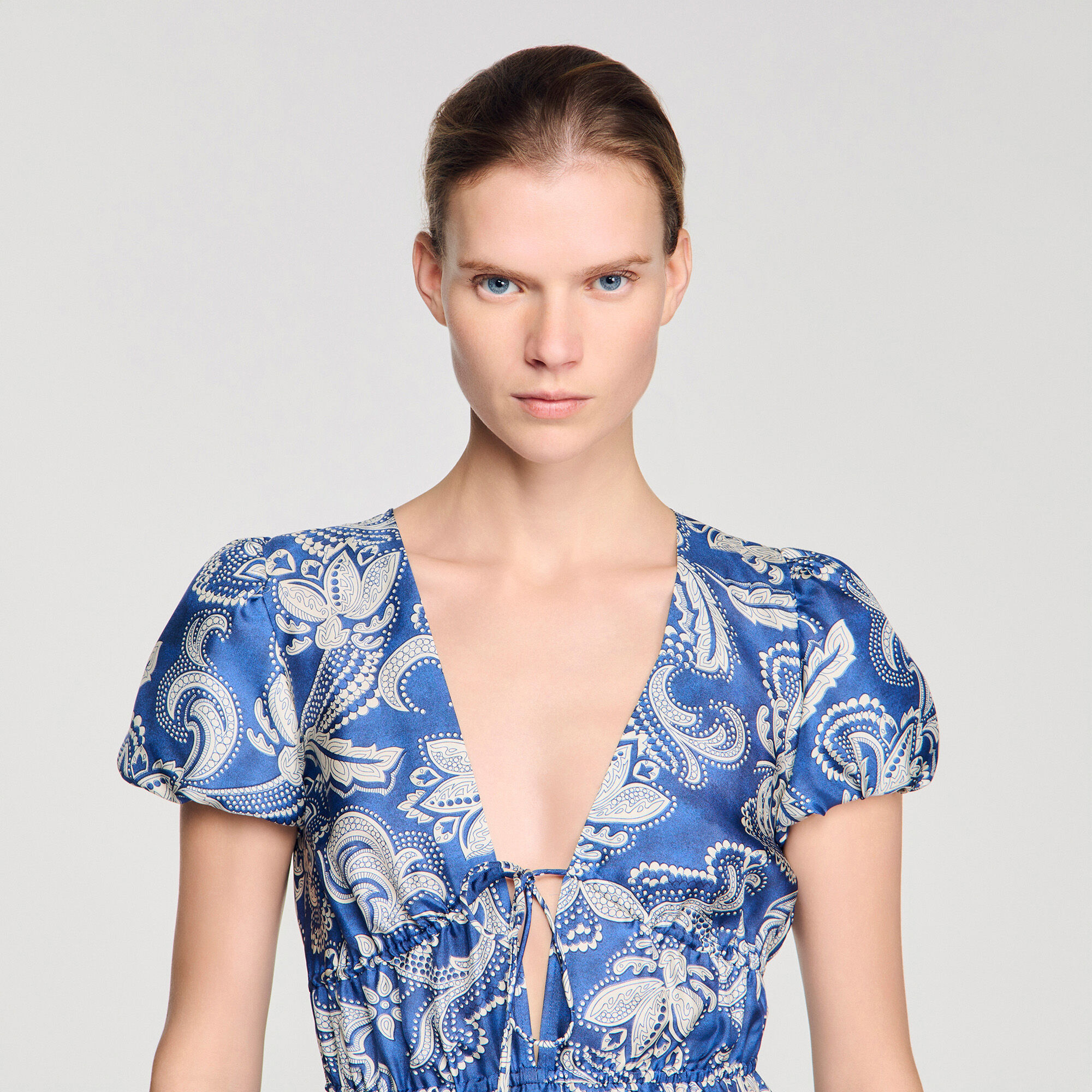 Korte jurk bloemenprint