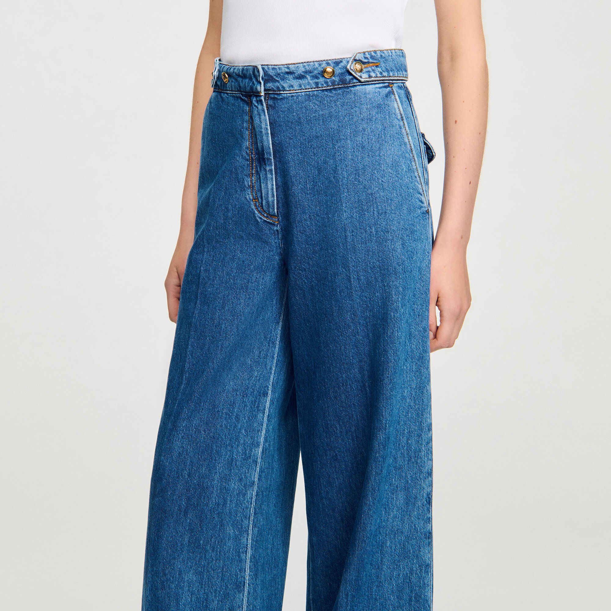 Jeans wijdvallend