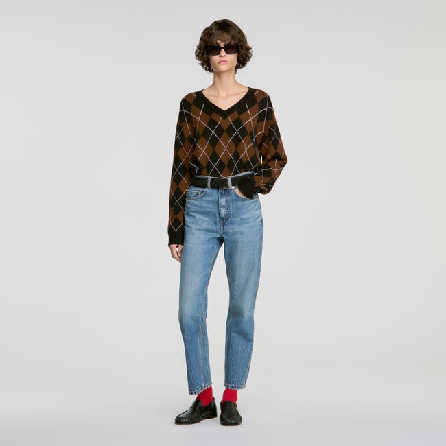 Rechte jeans met 5 zakken