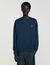 Sweatshirt oversized met leren patch