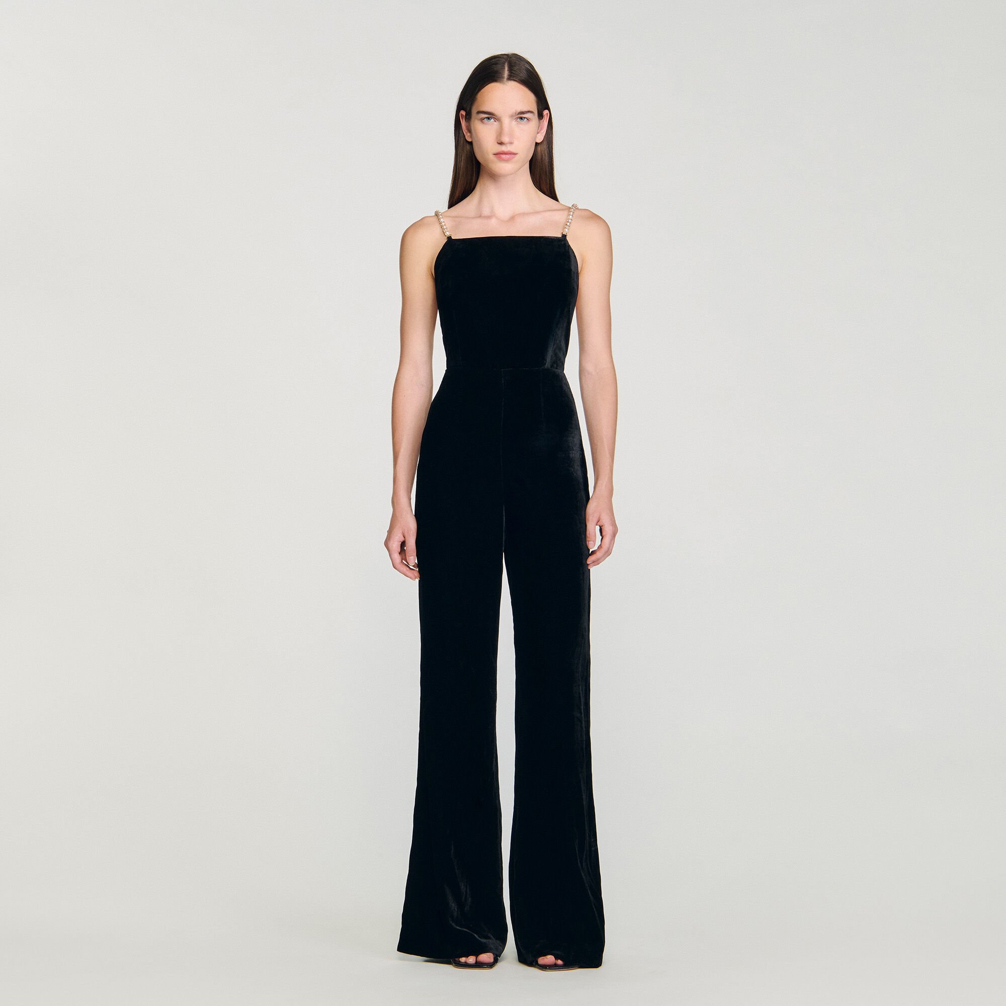 Fluwelen jumpsuit