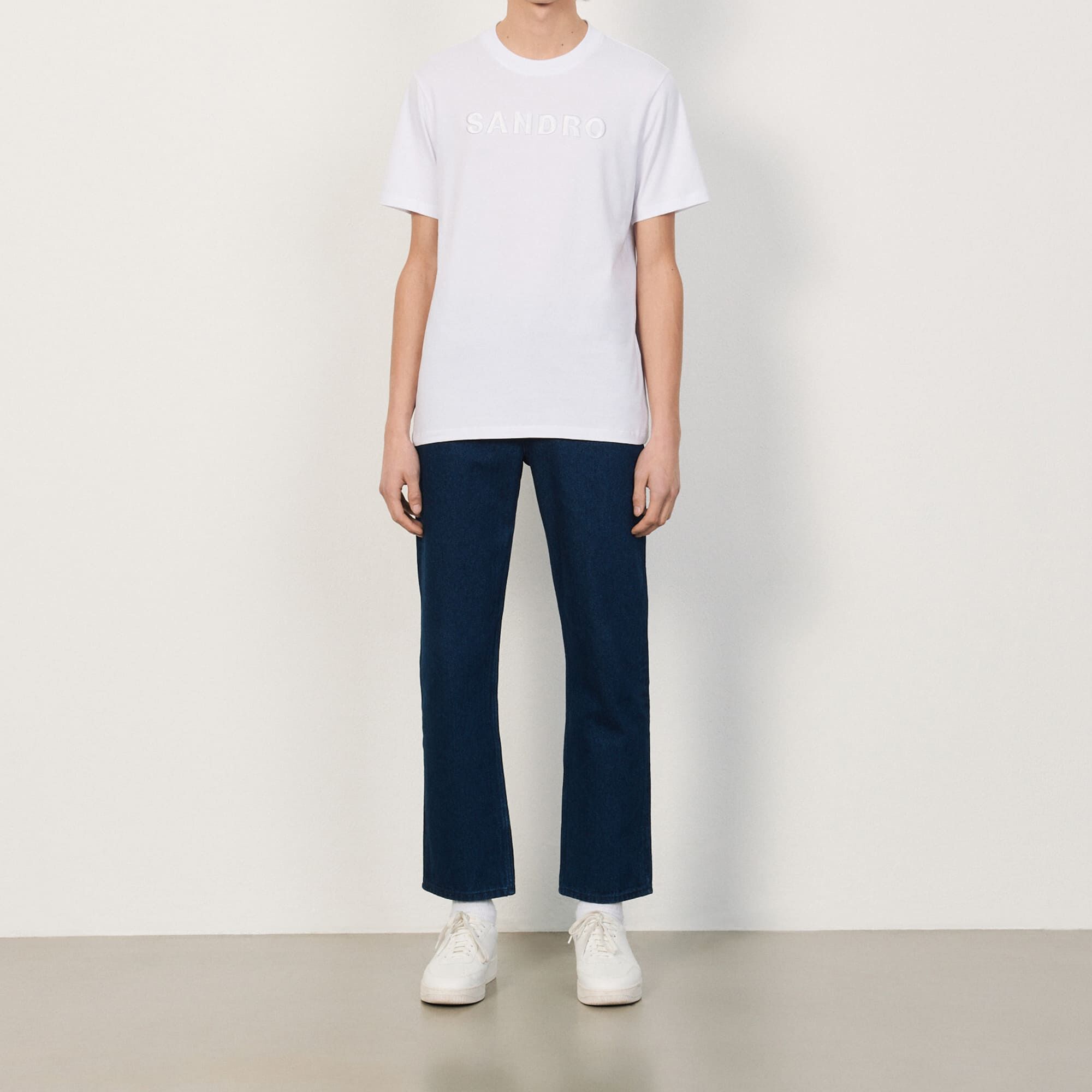 T-shirt met borduursel