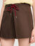 Skort met plooi