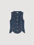 Top van denim met stras