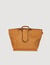 Grote tote shopper geweven canvas