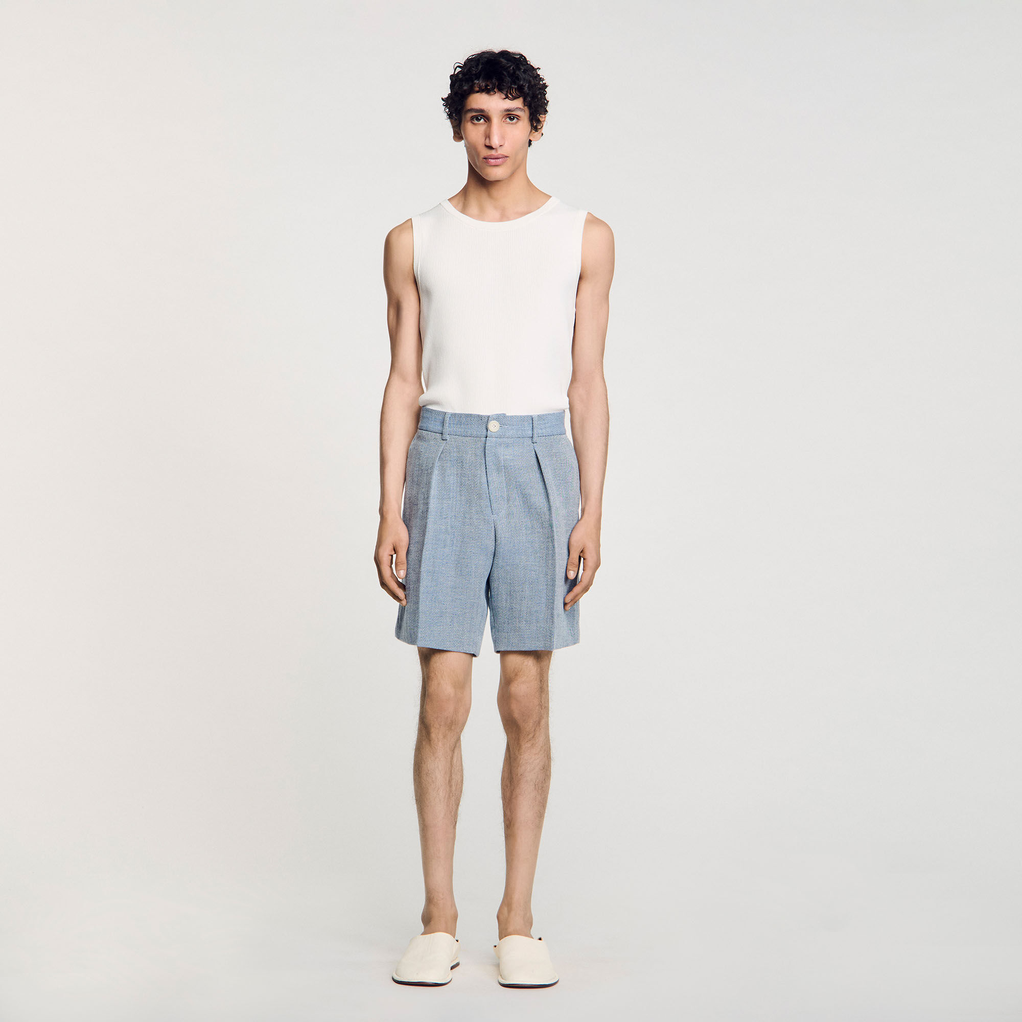 Short geplooid