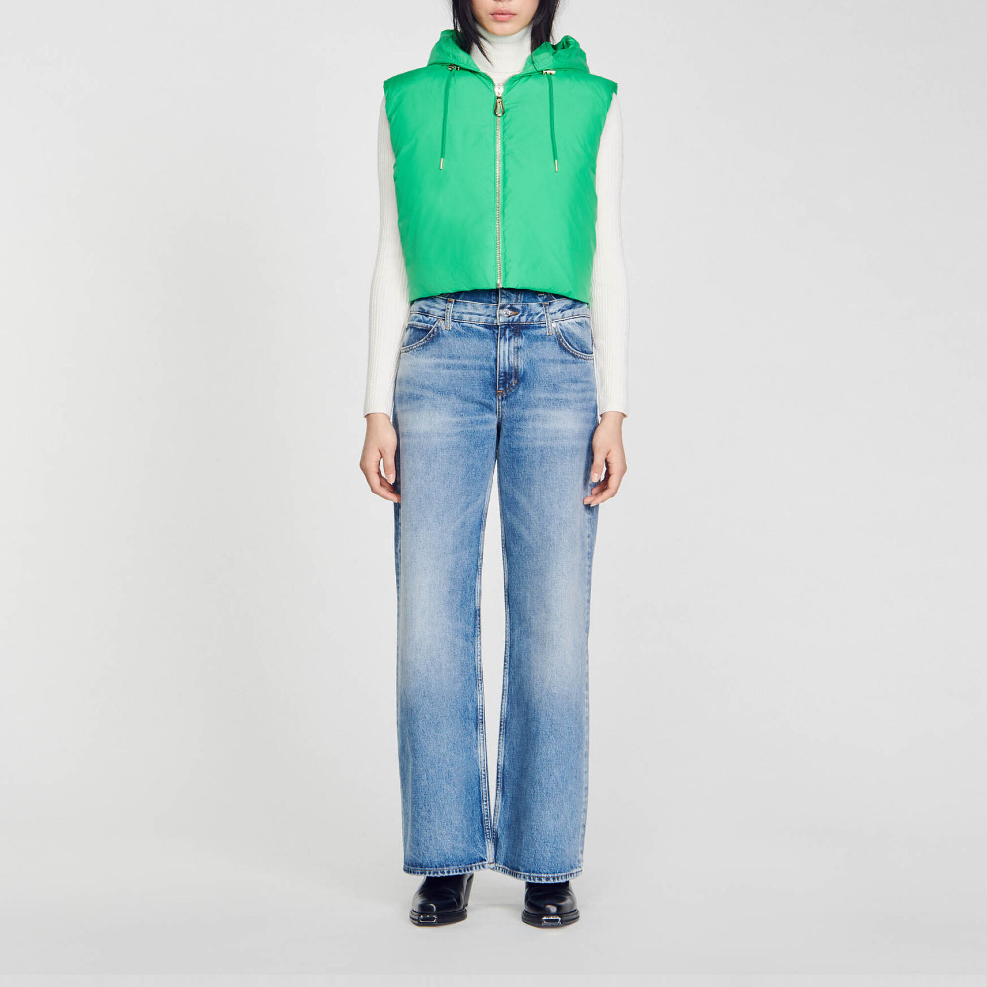 Donsjack zonder mouwen