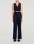 Gestreepte broek met stras - Vrouw | Sandro