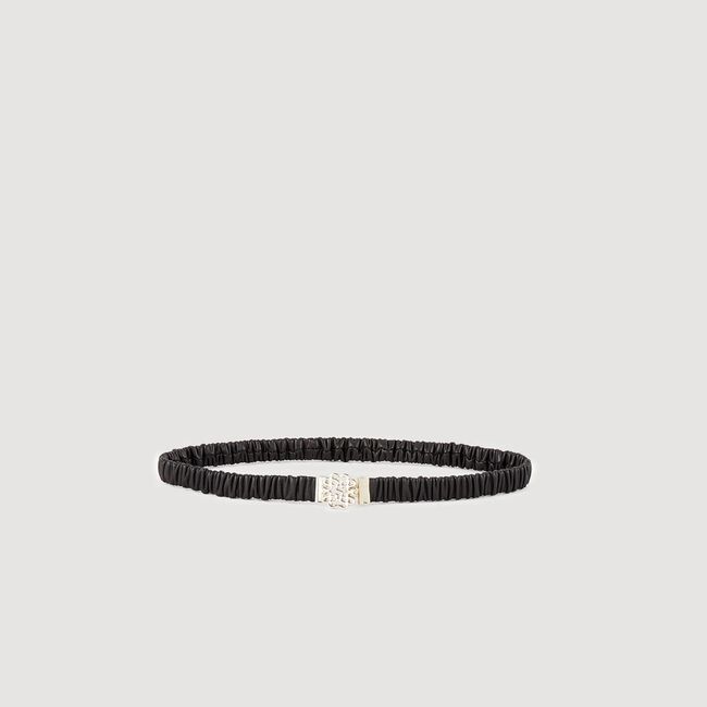 Elastische leren riem