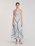 Lange jurk met Spirales-print