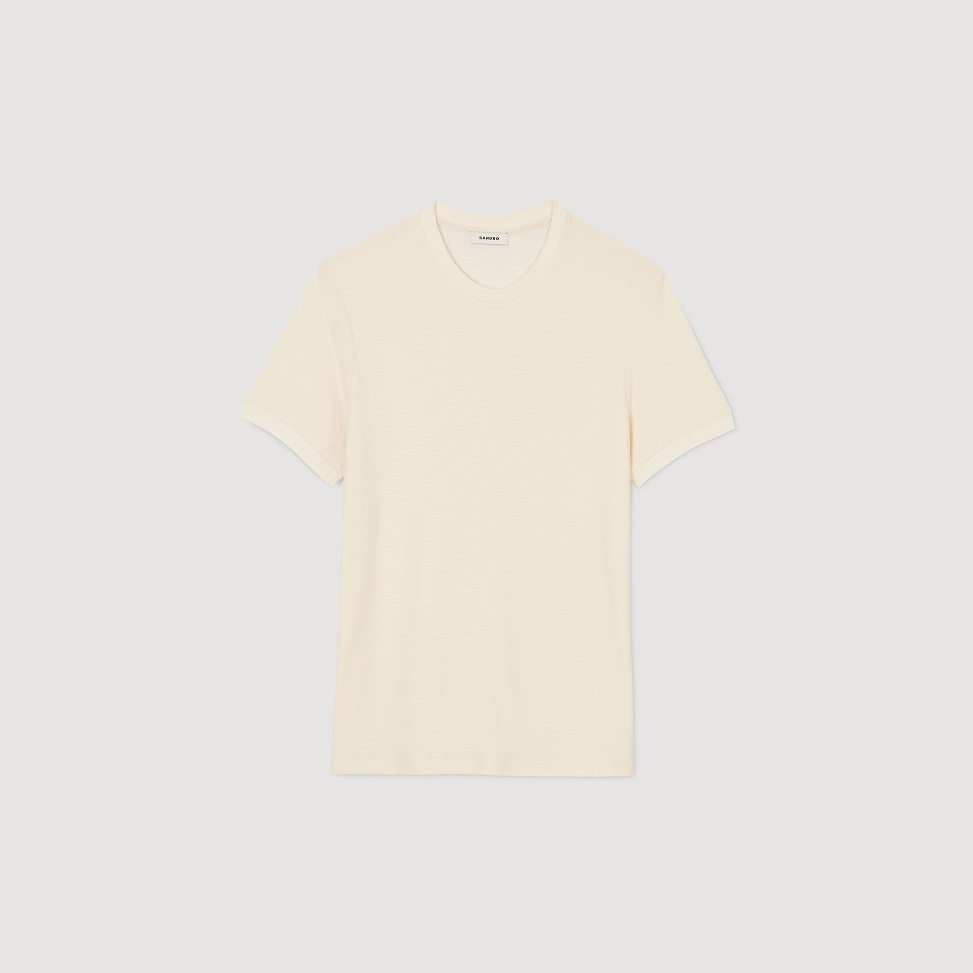 T-shirt met ronde hals
