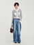 Cardigan vest tweekleurig