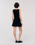 Korte tricot top met ruche
