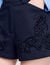 Geborduurde katoenen short