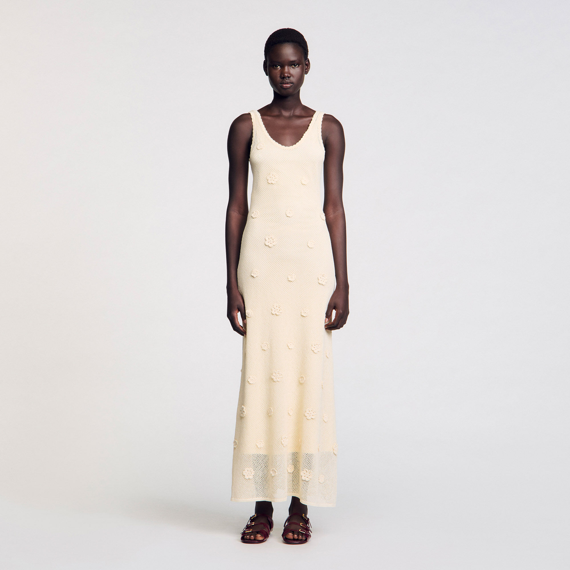Lange jurk tricot