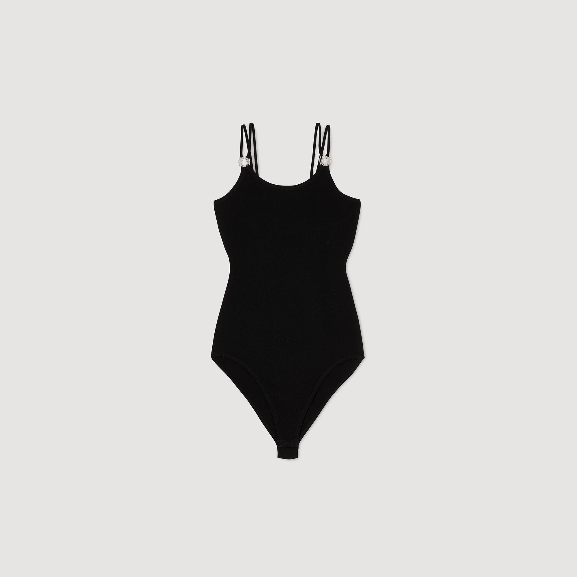 Body tricot met sieraad details