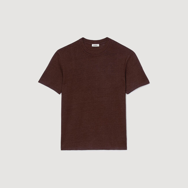 T-shirt van gecertificeerd linnen