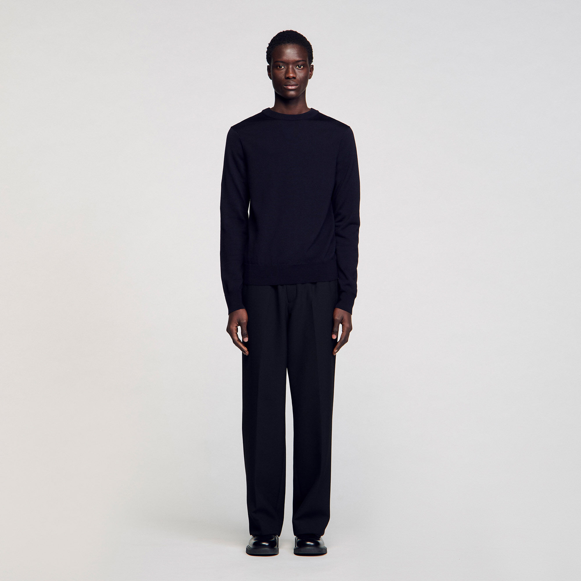 Fine knit wool sweater