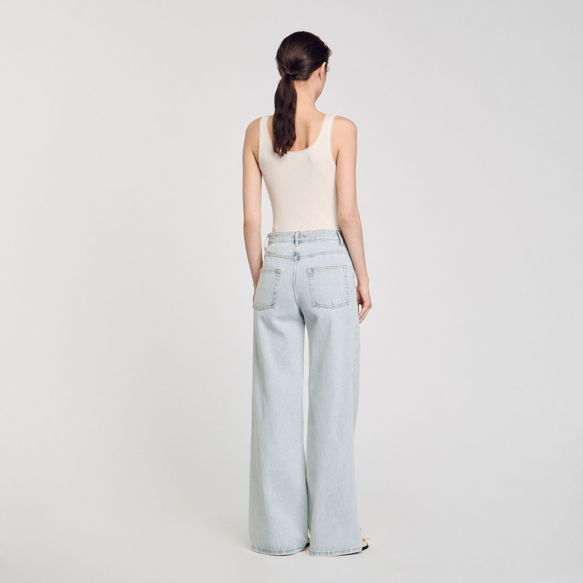 Jeans met stras details