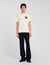T-shirt met detail bloem