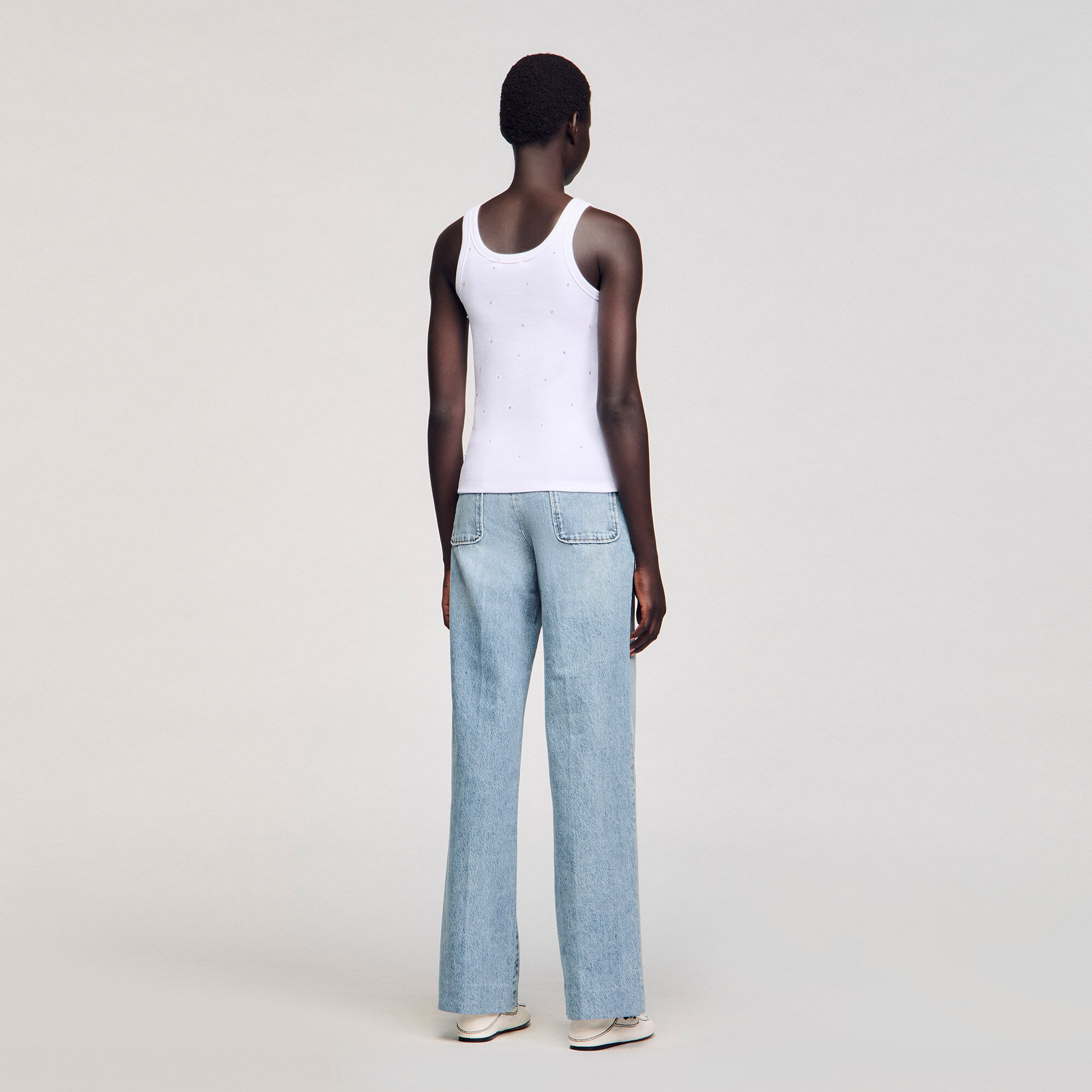 Tanktop met stras