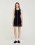 Korte jurk met knoopsluiting
