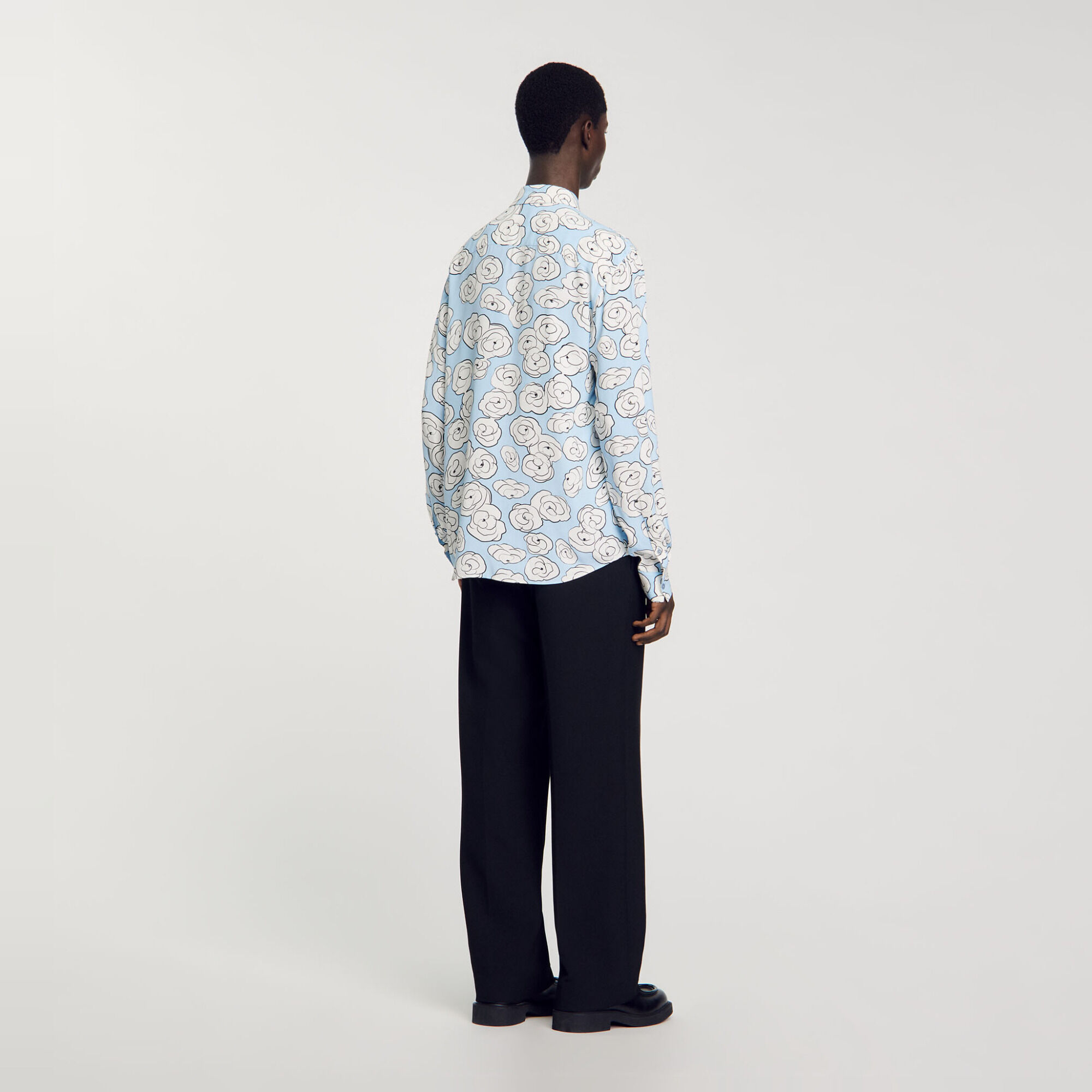 Overhemd met camelia print