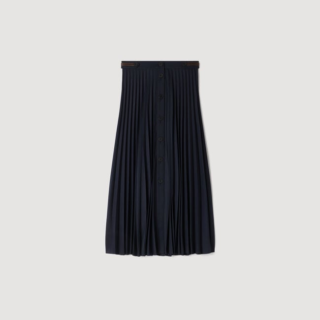Lange geplooide rok - Vrouw | Sandro