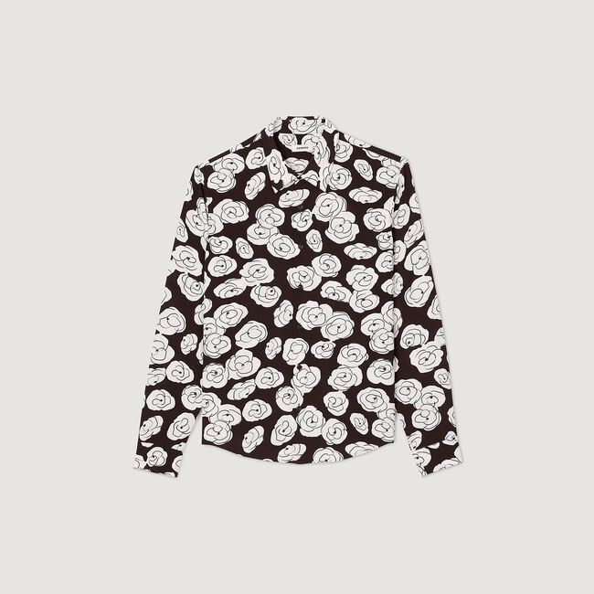Overhemd met camelia print