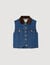 Mouwloos denim jack