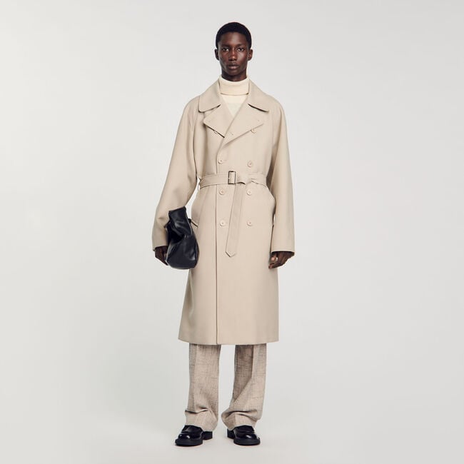 Lange trenchcoat