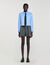 Korte blouse met afneembare das