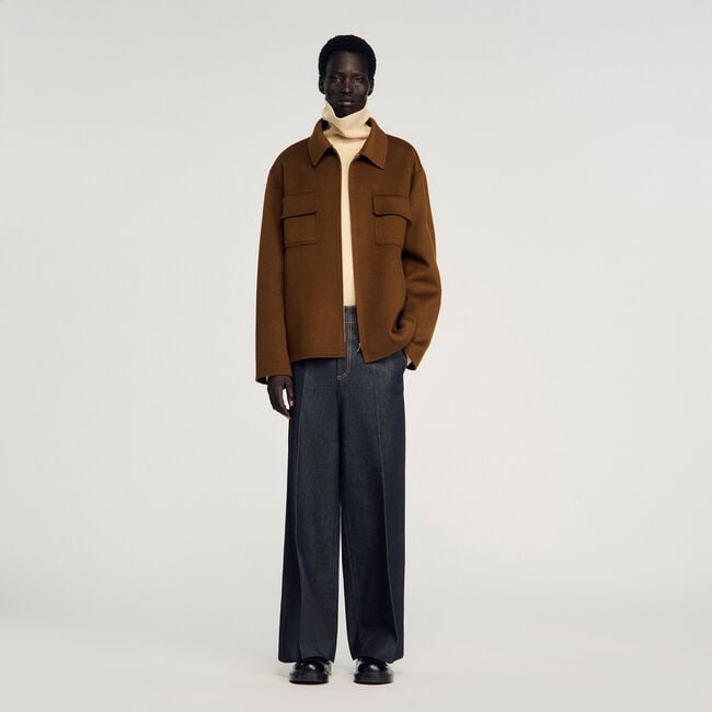 Overshirt met ritssluiting