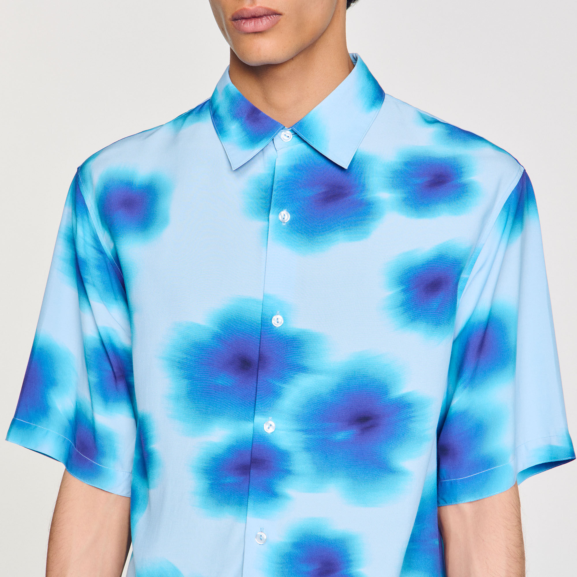 Overhemd met bloemenprint