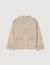 Cardigan vest contrasterende bies