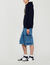 Sweater met capuchon en konijnenprint
