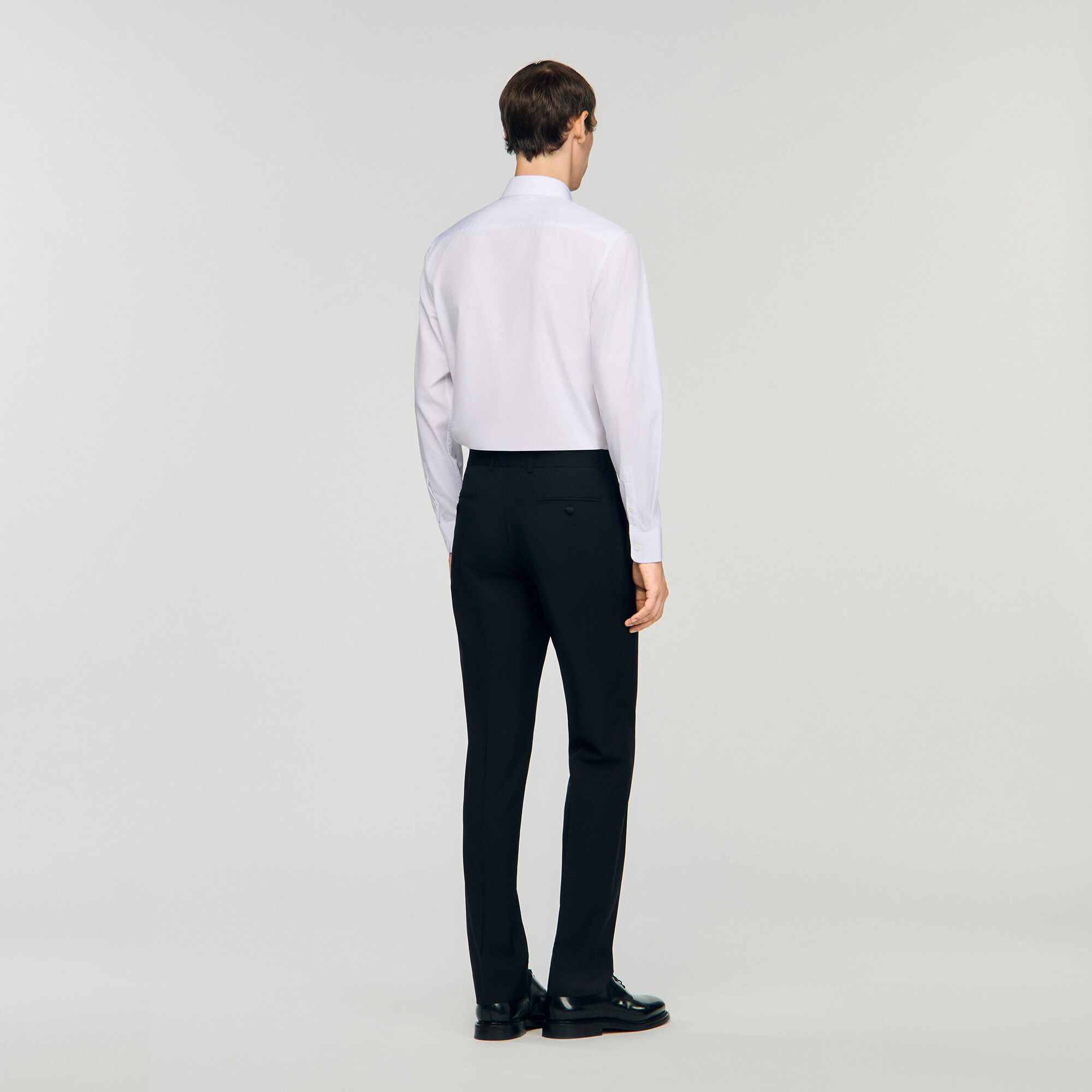 Pantalon satijnen details