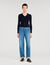Cardigan vest kort polokraag