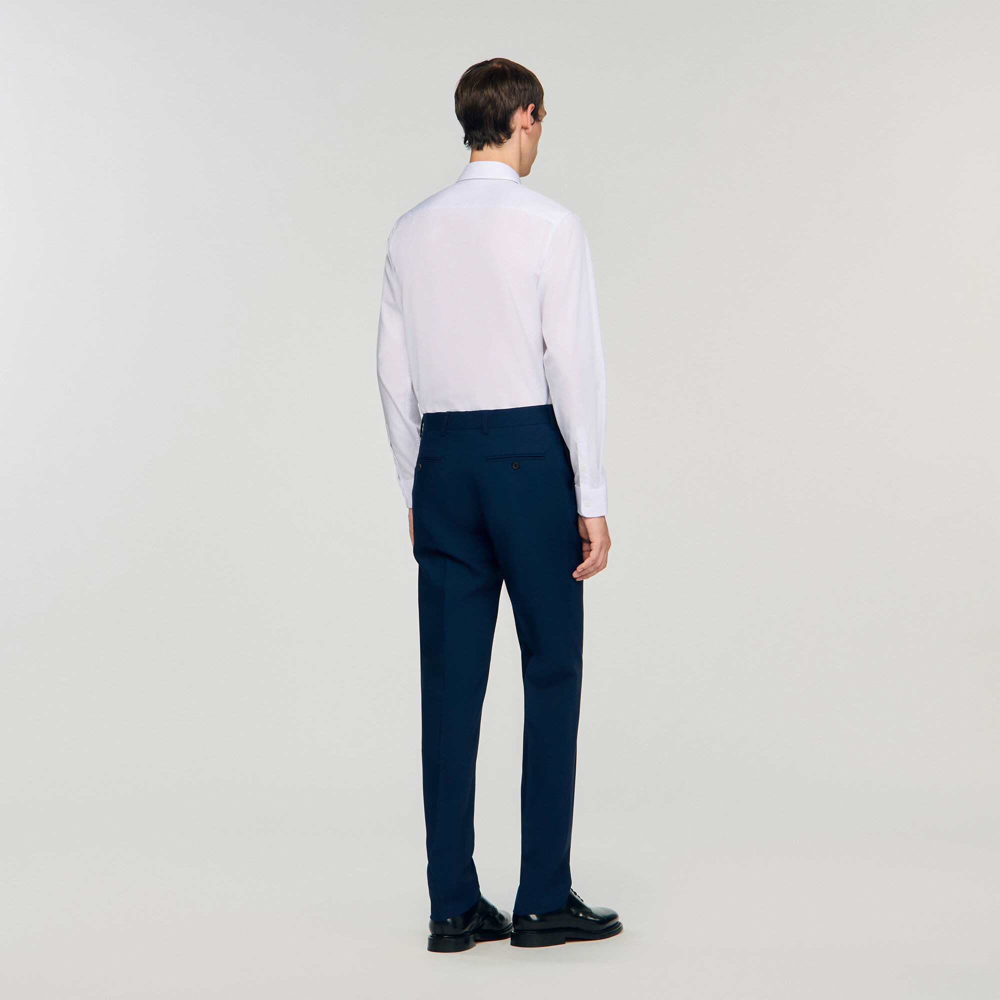 Wollen pantalon kostuum