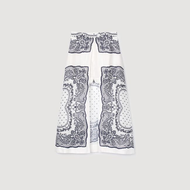 Skort bandana print